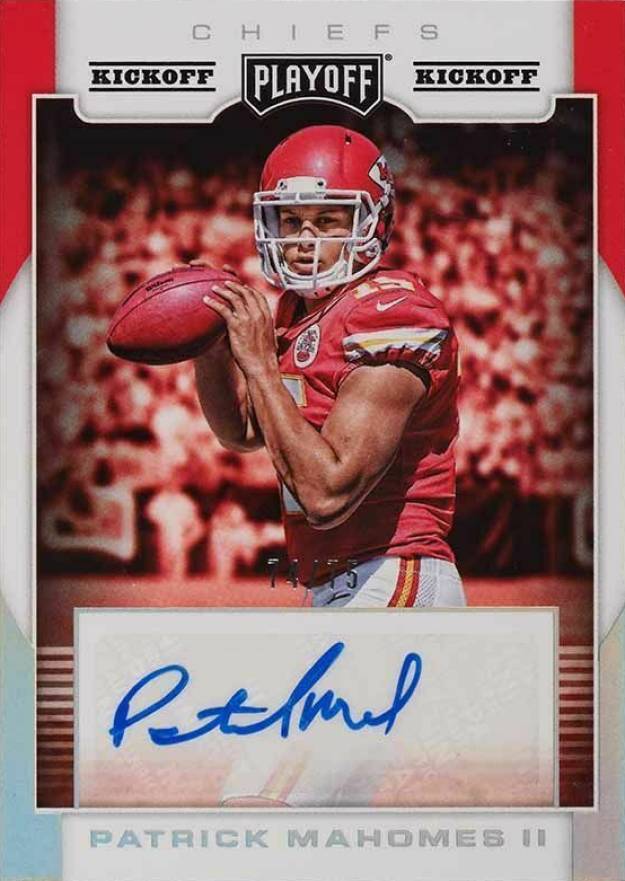 2017 Panini Playoff RPS Autograph Patrick Mahomes II #RPSPM Football Card