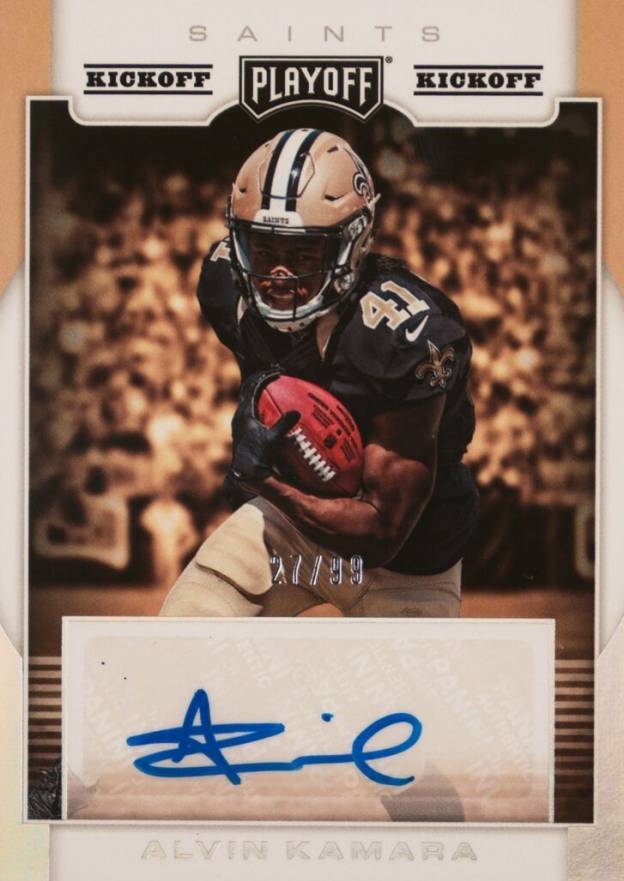 2017 Panini Playoff RPS Autograph Alvin Kamara #RPSAK Football Card