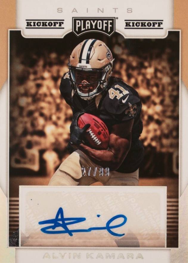 2017 Panini Playoff RPS Autograph Alvin Kamara #RPSAK Football Card