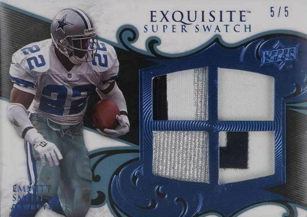 2008 Upper Deck Exquisite Collection Super Swatch  Emmitt Smith #SS-ES Football Card