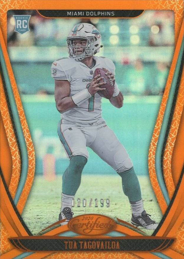 2020 Panini Certified Tua Tagovailoa #102 Football Card