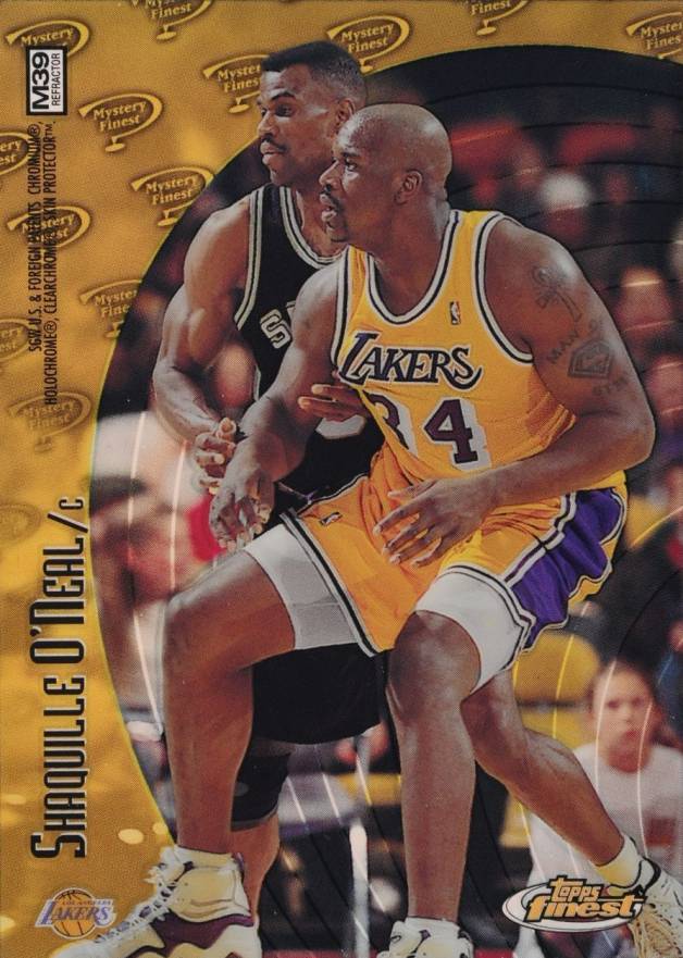 1998 Finest Mystery Shaquille O'Neal/Tim Duncan #M39 Basketball Card