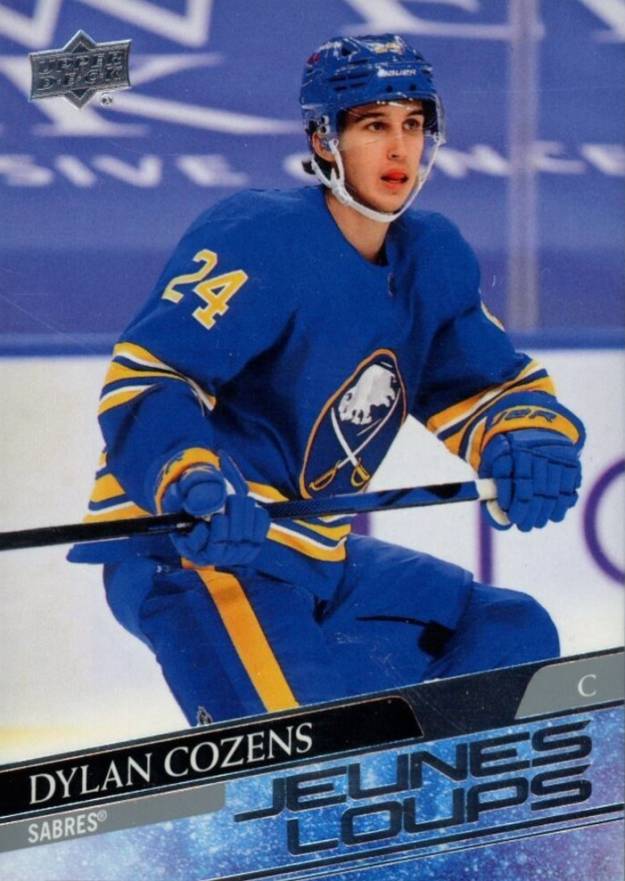 2020 Upper Deck Dylan Cozens #495 Hockey Card