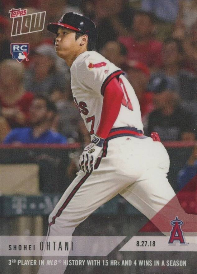 2018 Topps Now  Shohei Ohtani #650 Baseball Card