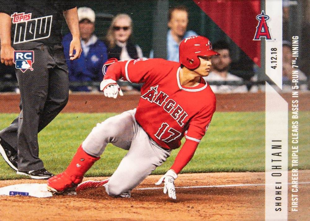 2018 Topps Now  Shohei Ohtani #72 Baseball Card