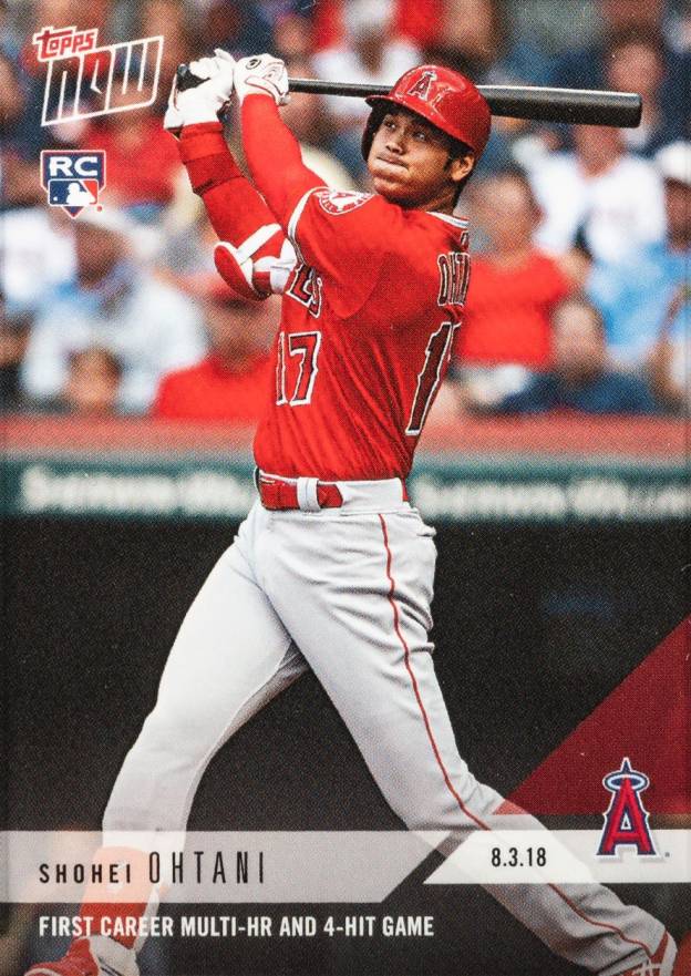 2018 Topps Now  Shohei Ohtani #553 Baseball Card