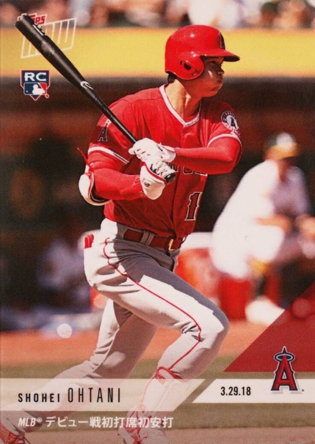 2018 Topps Now  Shohei Ohtani #5J Baseball Card