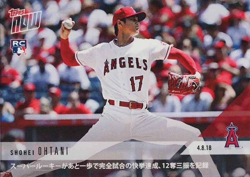 2018 Topps Now  Shohei Ohtani #53J Baseball Card