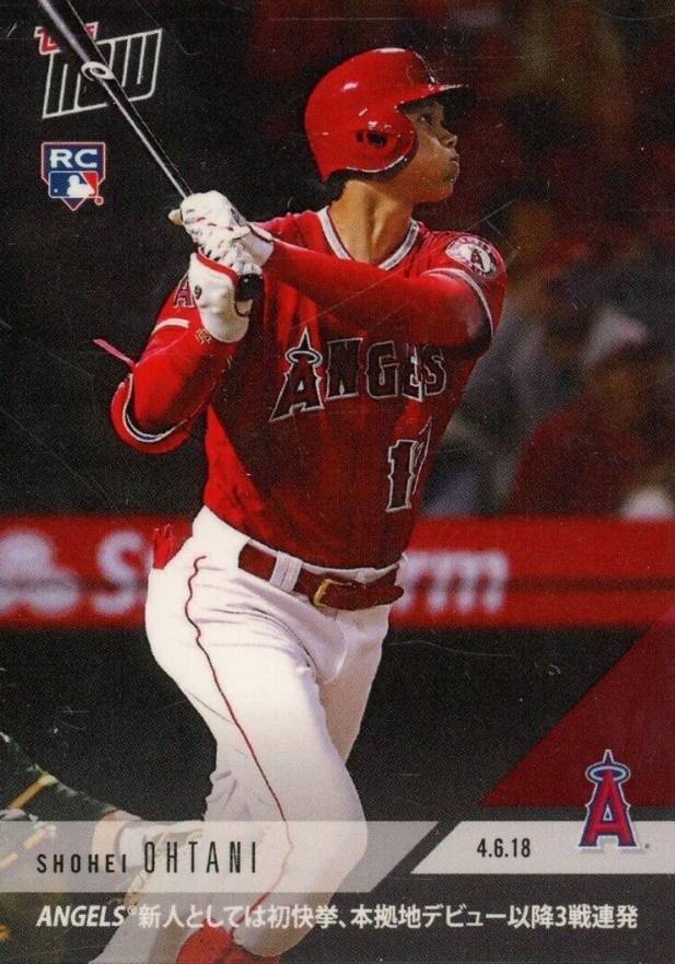 2018 Topps Now  Shohei Ohtani #42J Baseball Card