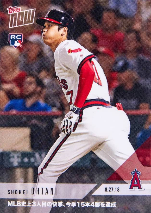 2018 Topps Now  Shohei Ohtani #650J Baseball Card