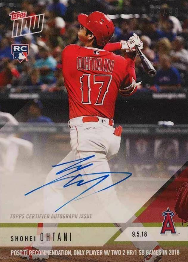 2018 Topps Now  Shohei Ohtani #692A Baseball Card