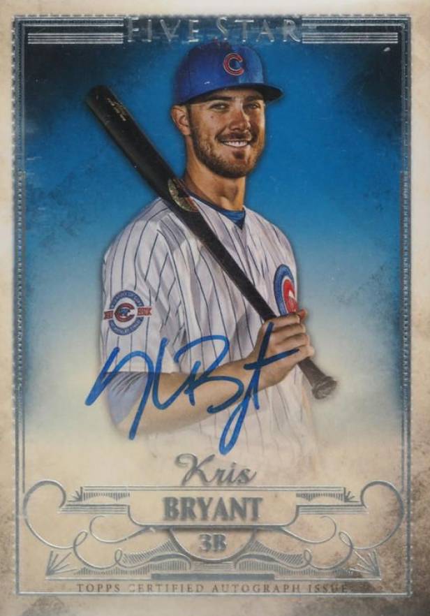 2016 Topps Five Star Autographs Kris Bryant #FSAKB Baseball Card