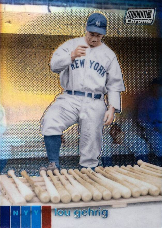 2020 Stadium Club Chrome Lou Gehrig #35 Baseball Card