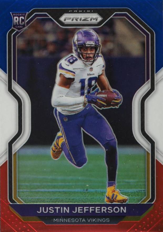 2020 Panini Prizm Justin Jefferson #398 Football Card