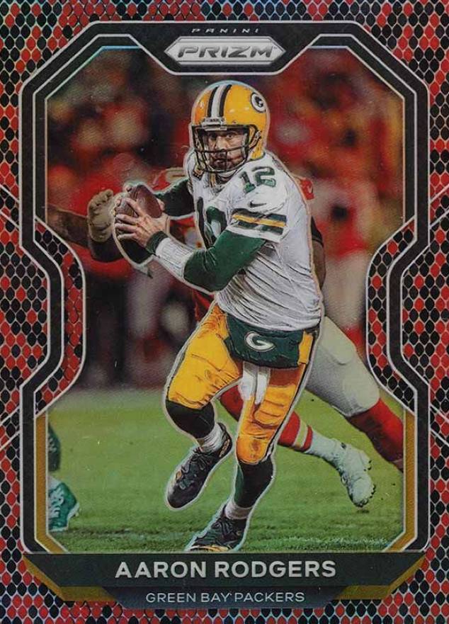 2020 Panini Prizm Aaron Rodgers #206 Football Card