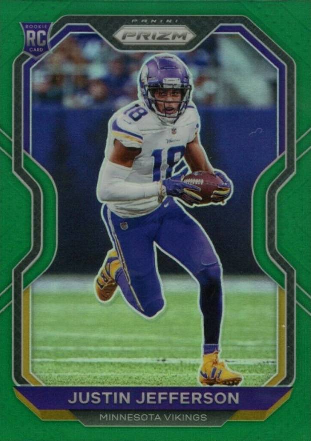 2020 Panini Prizm Justin Jefferson #398 Football Card