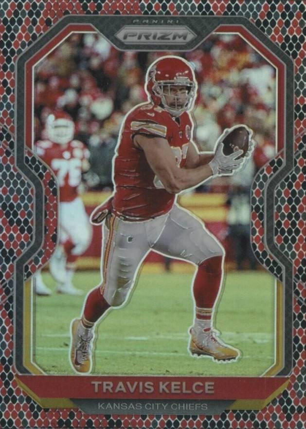 2020 Panini Prizm Travis Kelce #122 Football Card