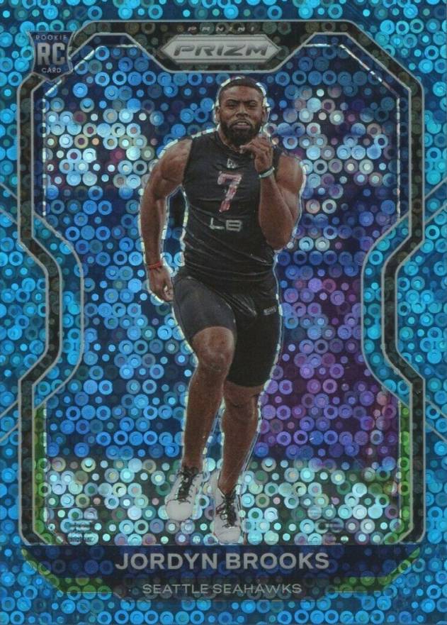 2020 Panini Prizm Jordyn Brooks #388 Football Card