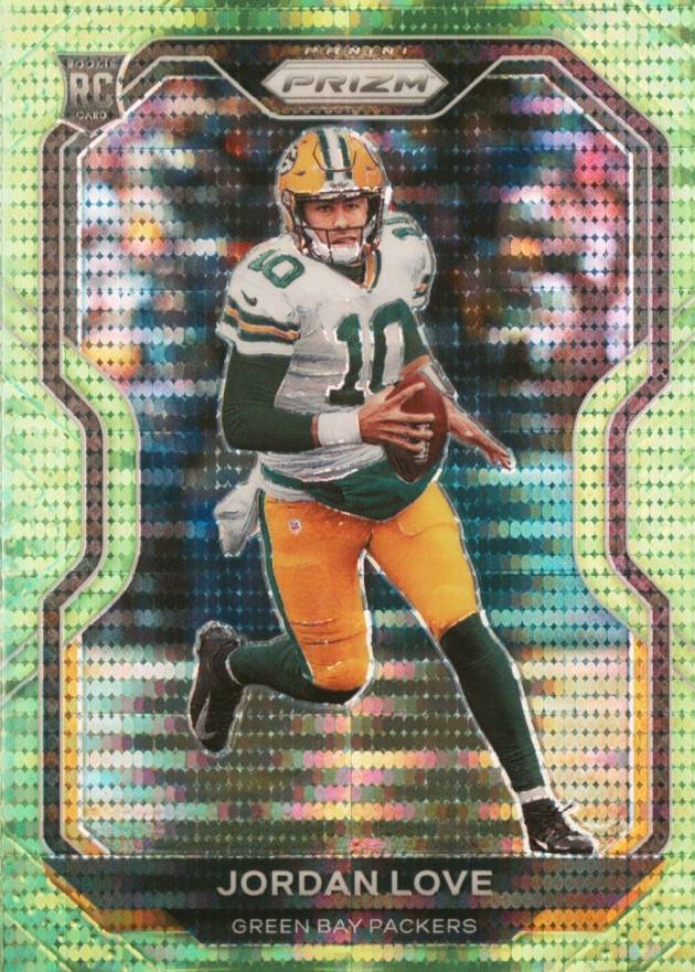 2020 Panini Prizm Jordan Love #363 Football Card