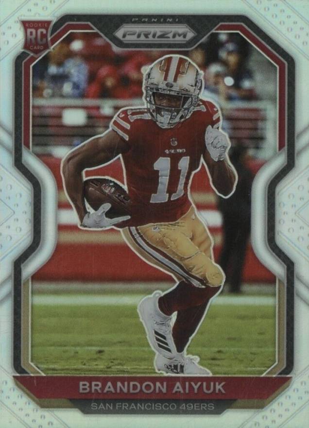 2020 Panini Prizm Brandon Aiyuk #301 Football Card