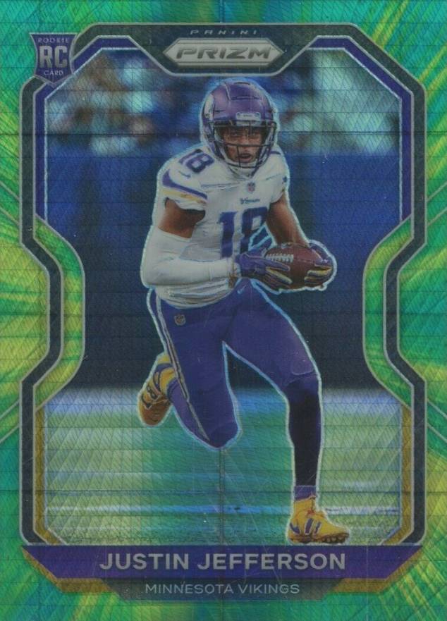 2020 Panini Prizm Justin Jefferson #398 Football Card