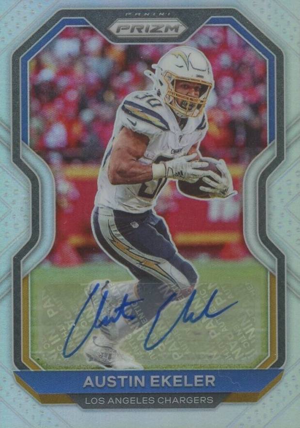 2020 Panini Prizm Austin Ekeler #142 Football Card