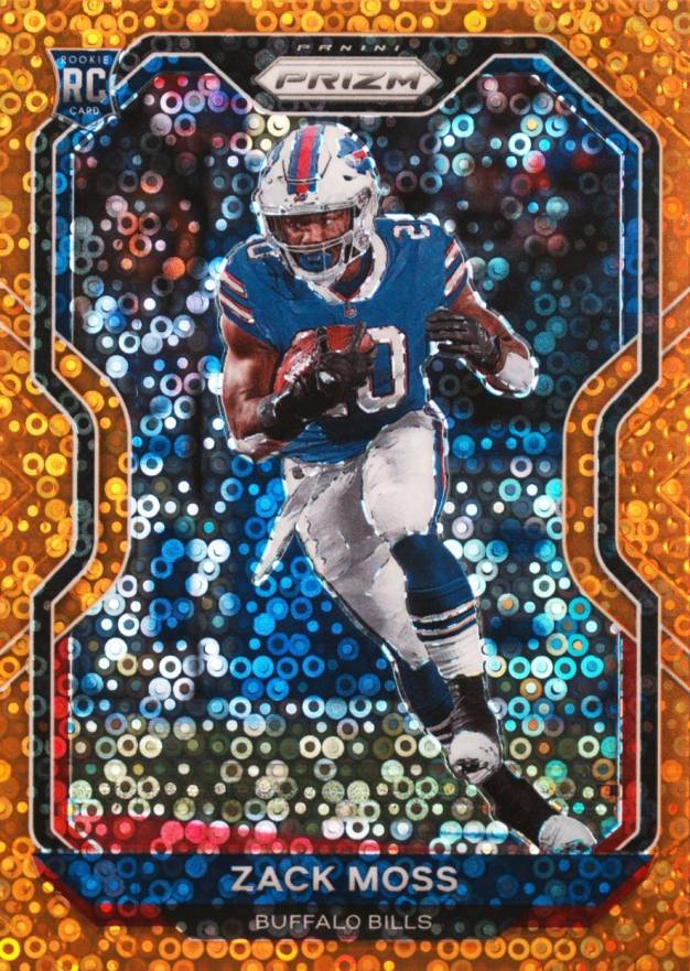 2020 Panini Prizm Zack Moss #311 Football Card