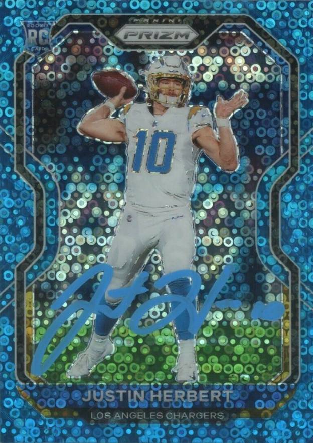 2020 Panini Prizm Justin Herbert #325 Football Card