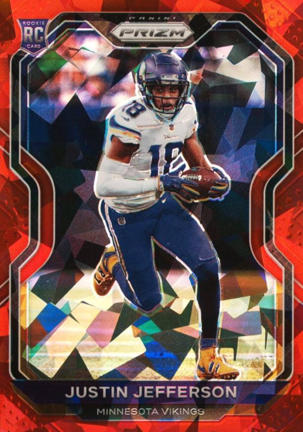 2020 Panini Prizm Justin Jefferson #398 Football Card