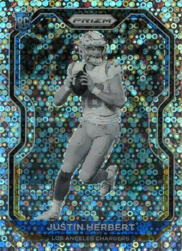 2020 Panini Prizm Justin Herbert #325 Football Card