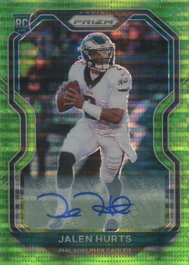 2020 Panini Prizm Jalen Hurts #343 Football Card