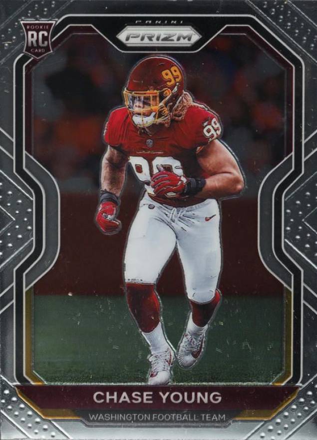 2020 Panini Prizm Chase Young #383 Football Card