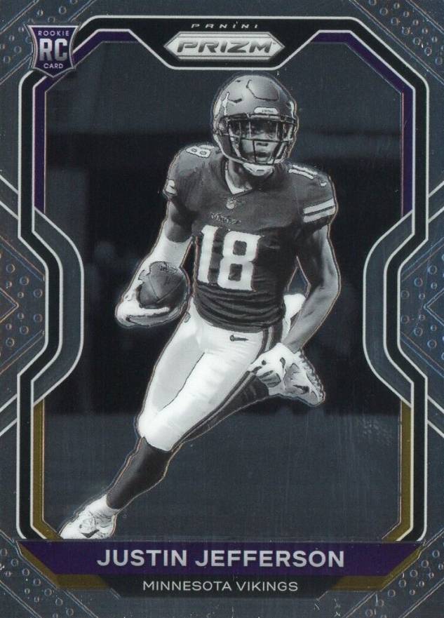 2020 Panini Prizm Justin Jefferson #398 Football Card