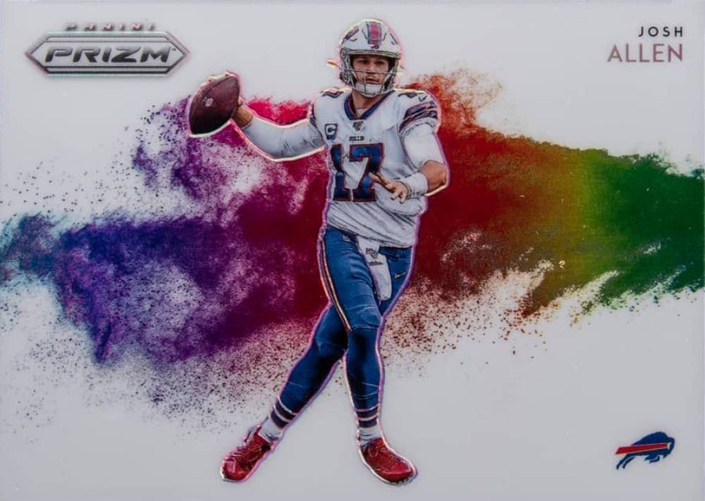 2020 Panini Prizm Color Blast Josh Allen #10 Football Card