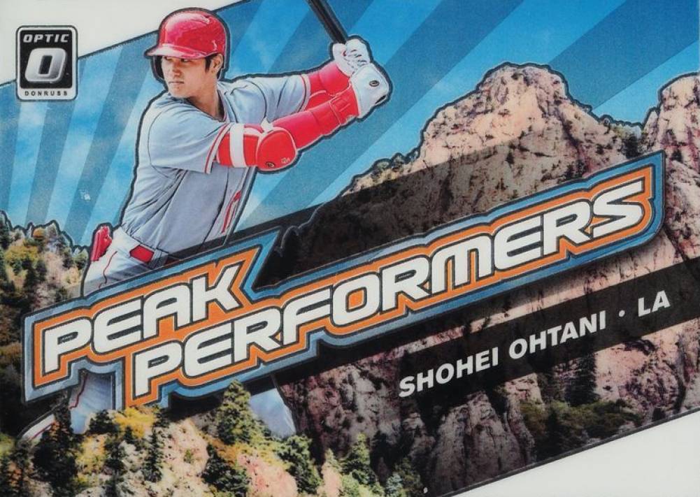 2019 Panini Donruss Optic Peak Performers Shohei Ohtani #PP1 Baseball Card