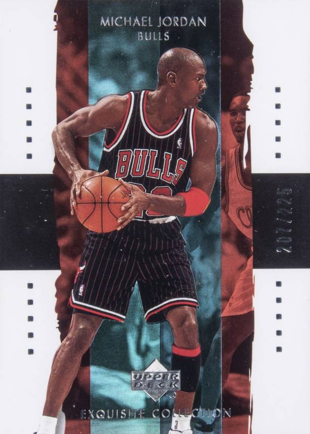 2003 Upper Deck Exquisite Collection Michael Jordan #3 Basketball Card