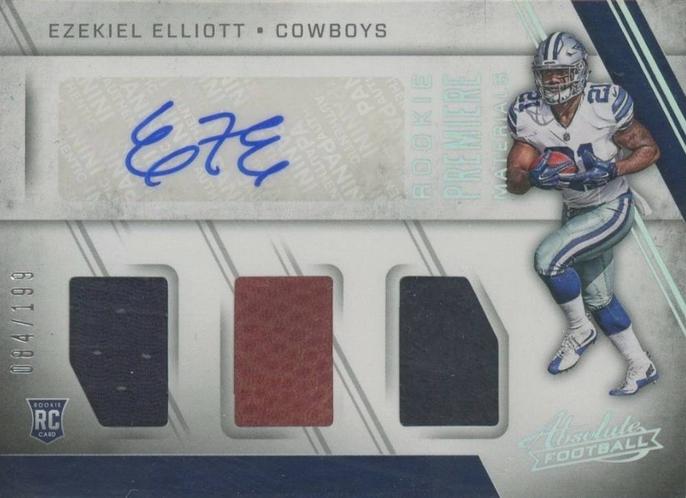 2016 Panini Absolute Ezekiel Elliott #204 Football Card