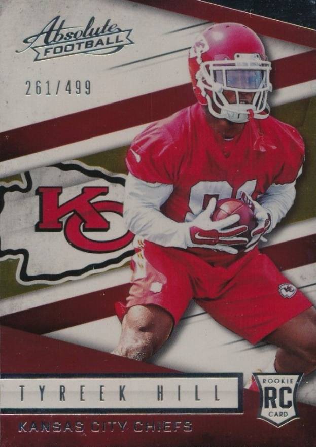 2016 Panini Absolute Tyreek Hill #160 Football Card