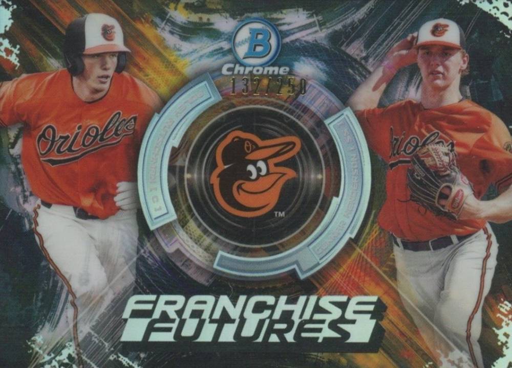 2019 Bowman Draft Chrome Franchise Futures Adley Rutschman/Gunnar Henderson #FF-RH Baseball Card