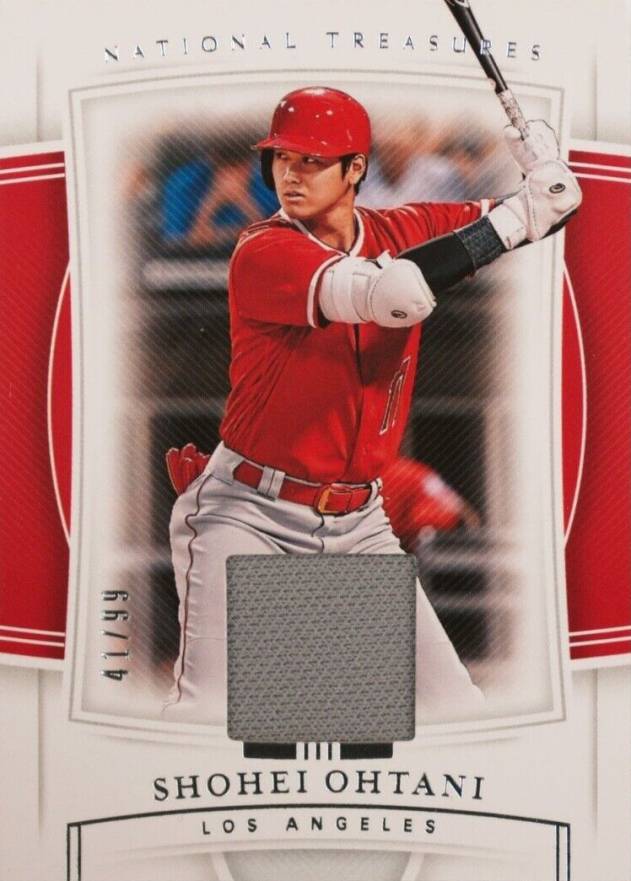 2020 Panini National Treasures Shohei Ohtani #46 Baseball Card