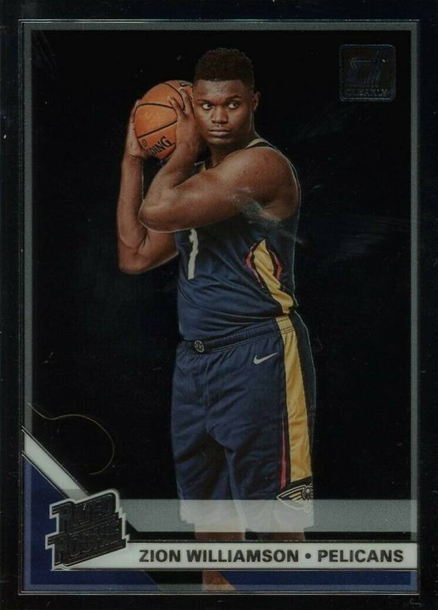 2019 Panini Clearly Donruss Zion Williamson #V51 Basketball Card