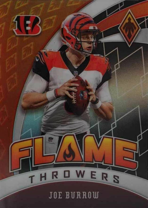 2020 Panini Phoenix Flame Throwers Joe Burrow #28 Football Card