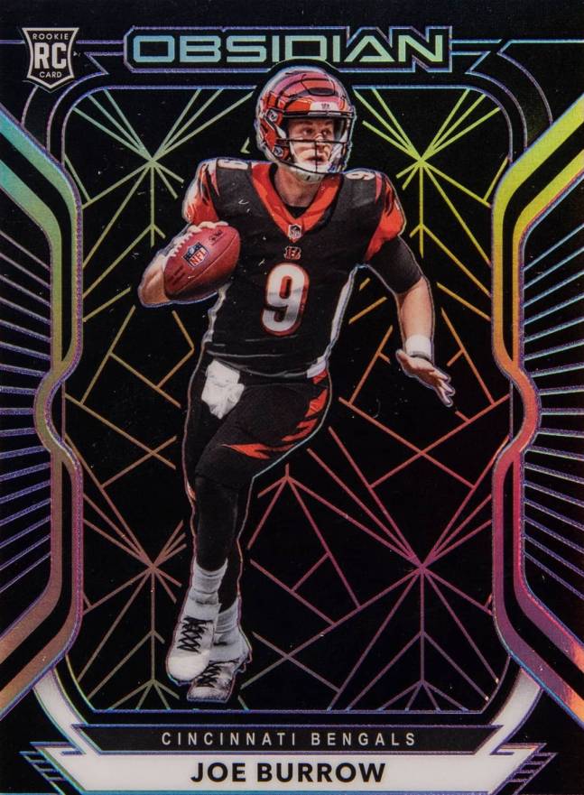 2020 Panini Obsidian Joe Burrow #101 Football Card