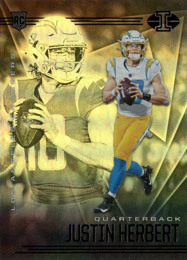 2020 Panini Illusions Justin Herbert #7 Football Card