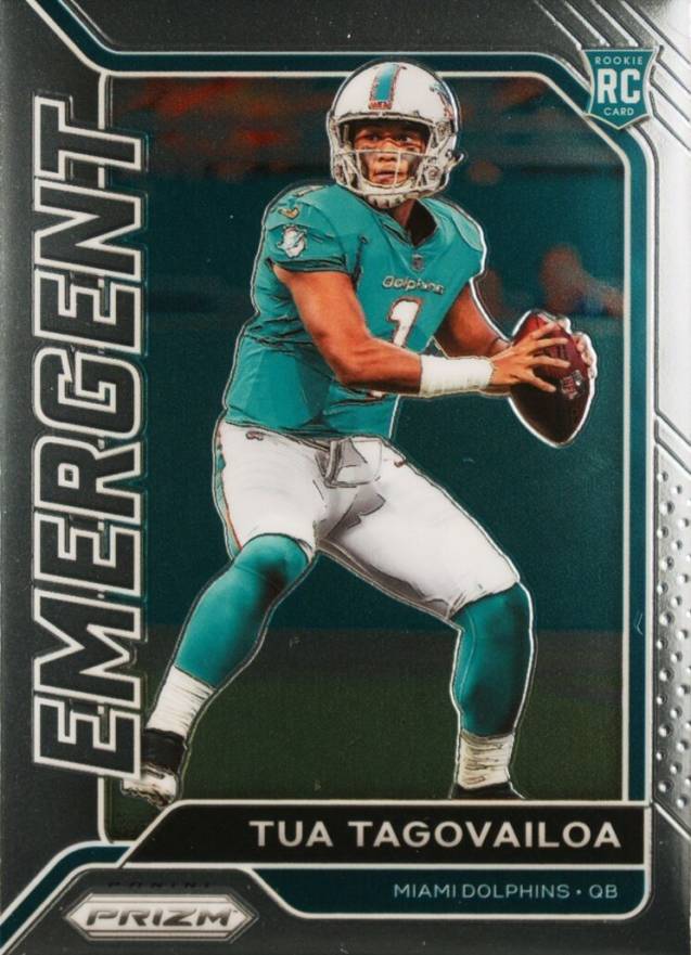 2020 Panini Prizm Emergent Tua Tagovailoa #2 Football Card