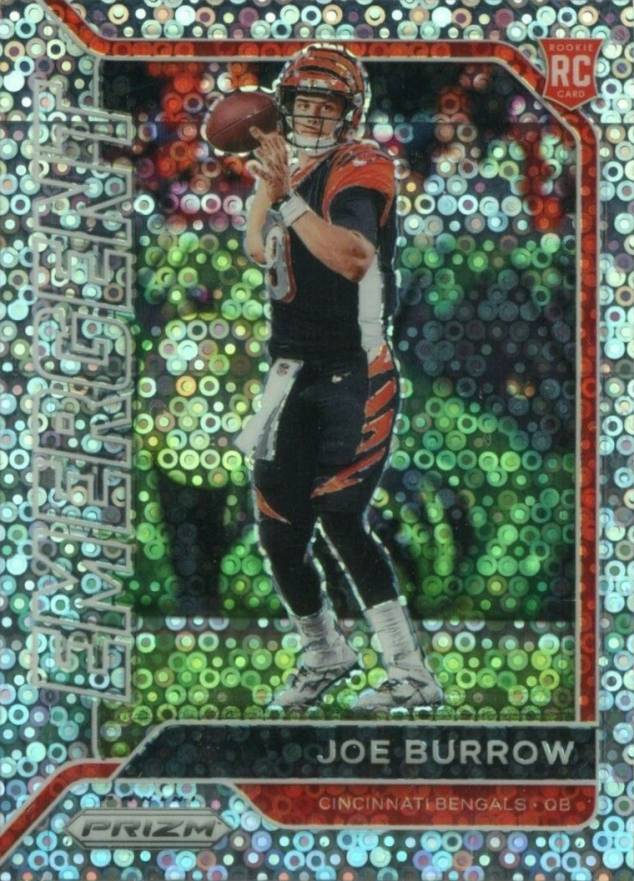 2020 Panini Prizm Emergent Joe Burrow #1 Football Card