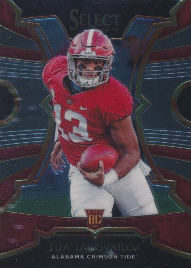 2020 Panini Chronicles Draft Picks Select Tua Tagovailoa #6 Football Card