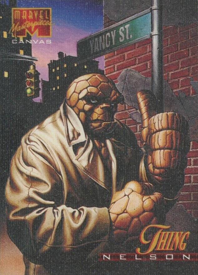 1995 Marvel Masterpieces Canvas Limited Edition Thing #21 Non-Sports Card