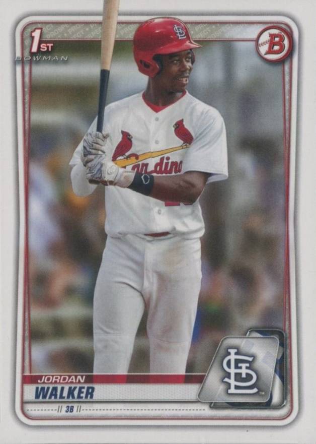 2020 Bowman Draft Jordan Walker #BD57 Baseball Card