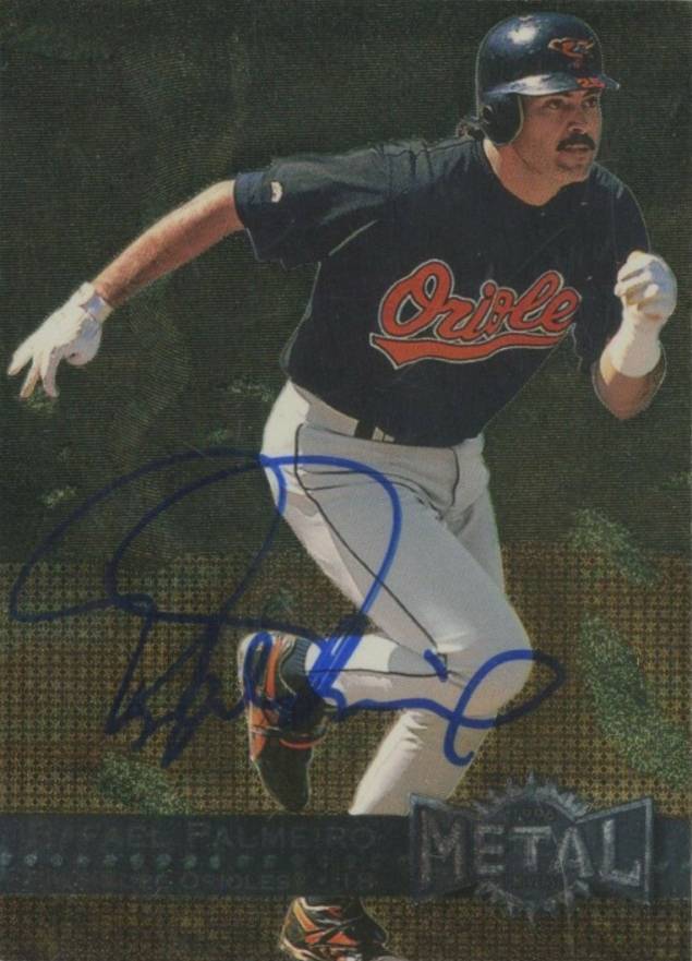 1996 Metal Universe Rafael Palmeiro #8 Baseball Card